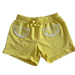Gymboree Embroidered Lemon Knit Shorts